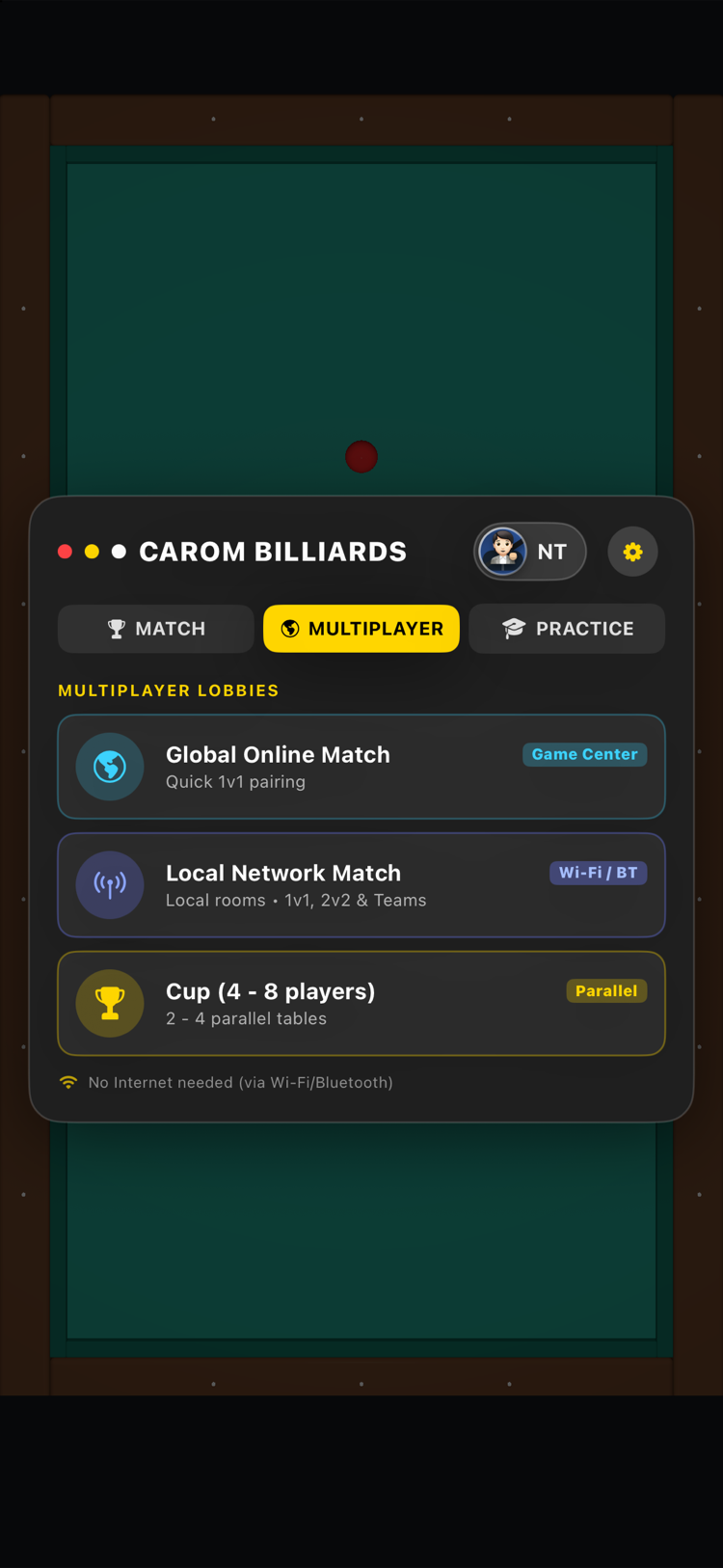 Global Multiplayer Lobby