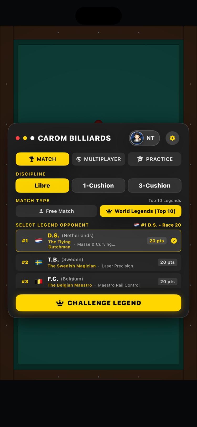 World Legends & Disciplines